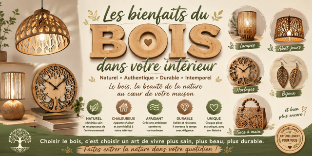 Les bienfaits du bois dans votre intérieur : naturel, authentique, durable et intemporel