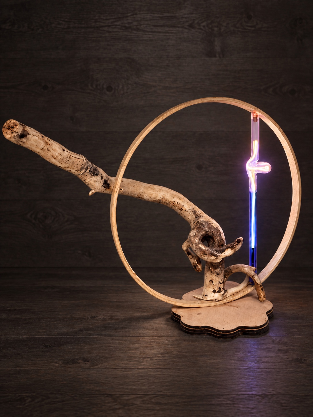 Lampes en bois recyclé — image 6