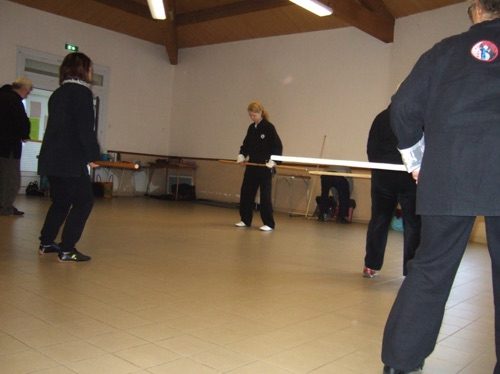 Pratique du bâton long