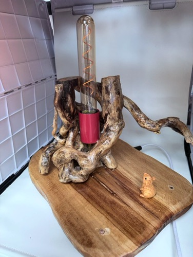 Lampes en bois recyclé — image 5
